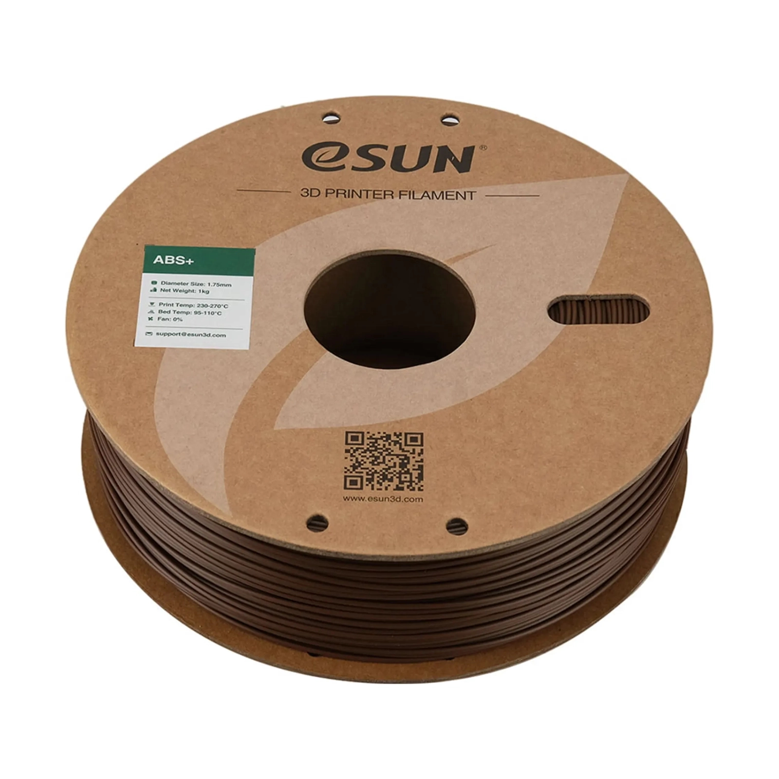 Пластик для 3D-принтера eSUN ABS Plus, 1кг, 1.75мм, brown (ABS+175C1) изображение 2
