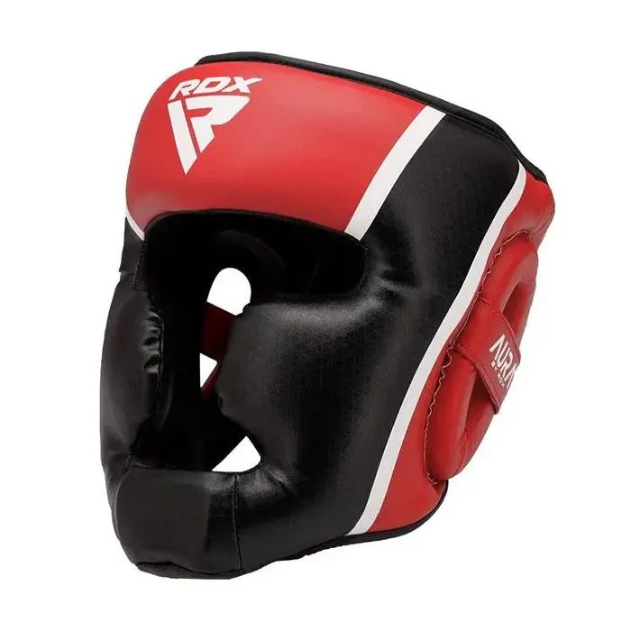 Боксерский шлем RDX Aura Plus T-17 Red/Black S (HGR-T17RB-S+) изображение 2