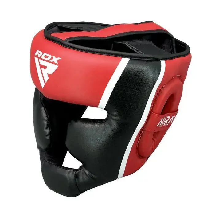 Боксерский шлем RDX Aura Plus T-17 Red/Black S (HGR-T17RB-S+) изображение 6