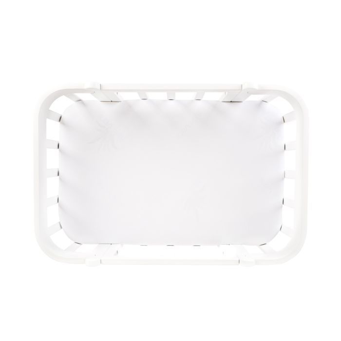 Кроватка Ingvart трансформер Nika 60 с опускной боковинкой (60х94, 60х120) бело-серая (3190037040) изображение 5