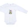 Боди детское Breeze с динозавриком с длинным рукавом (1027-92-white)