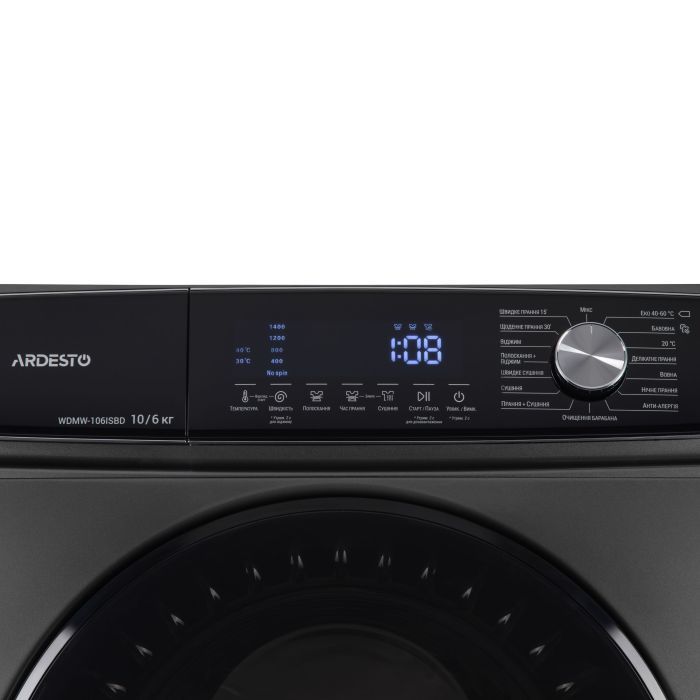 Пральна машина Ardesto WDMW-106ISBD зображення 8