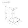 Вытяжка кухонная Pyramida KX 60 (750) B WH изображение 6