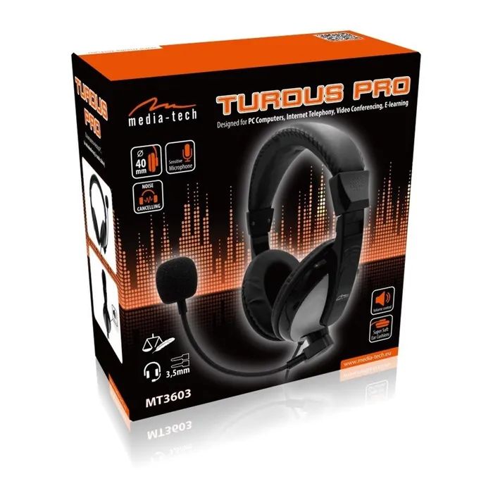 Навушники Media-Tech Turdus Pro Black (MT3603) зображення 7