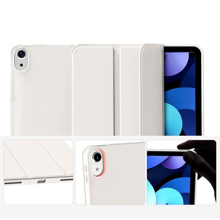 Чохол до планшета BeCover Tri Fold Soft TPU Silicone Apple iPad Air 11" M2/M3 (2024/2025) Beige (711735) зображення 3