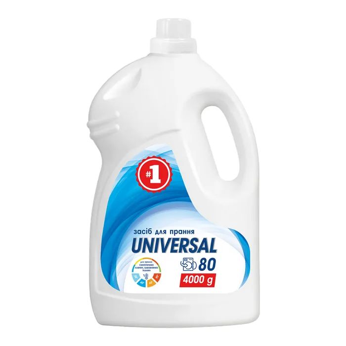 Гель для стирки #1 Universal Синтетический 4 кг (4820270631560)