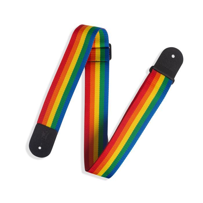 Ремінь для гітари Levy's Classics Series Polypropylene Guitar Strap Rainbow (M8POLY-RNB)