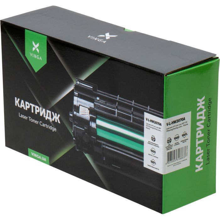 Тонер-картридж Vinga HP 117A(W2071A) Cyan 0.7K (V-L-HW2071A)