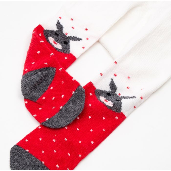 Колготки детские Bibaby с зайчиком (68312-74-red) изображение 2