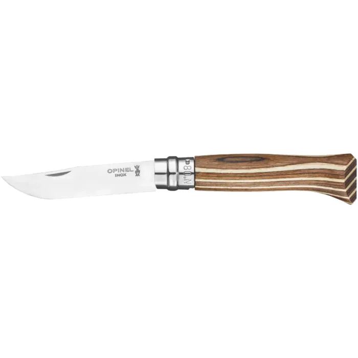 Нож Opinel 8 VRI Laminated сірий (002389)