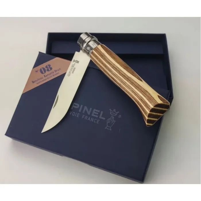Нож Opinel 8 VRI Laminated сірий (002389) изображение 5