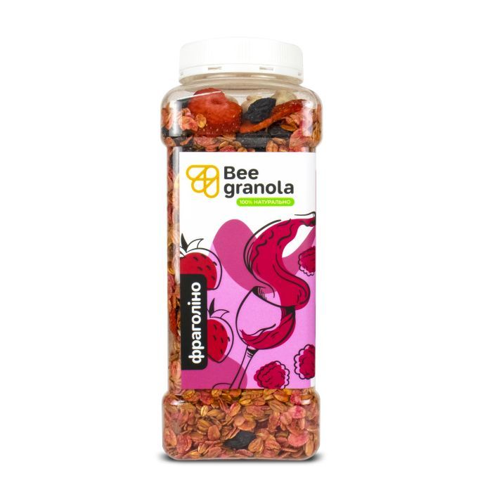 Гранола Bee Granola Фраголино 1 кг (4820228430665)