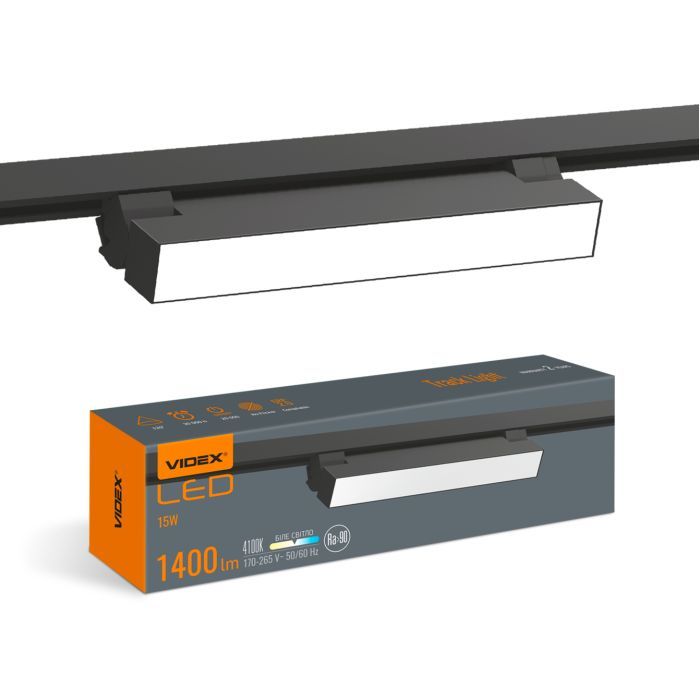 Світильник Videx TR05 15W 4100K 220V чорний (VL-TR05-154B) зображення 6