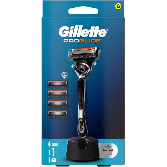 Бритва Gillette Fusion ProGlide с 5 сменными картриджами + Подставка (8700216357227) изображение 2