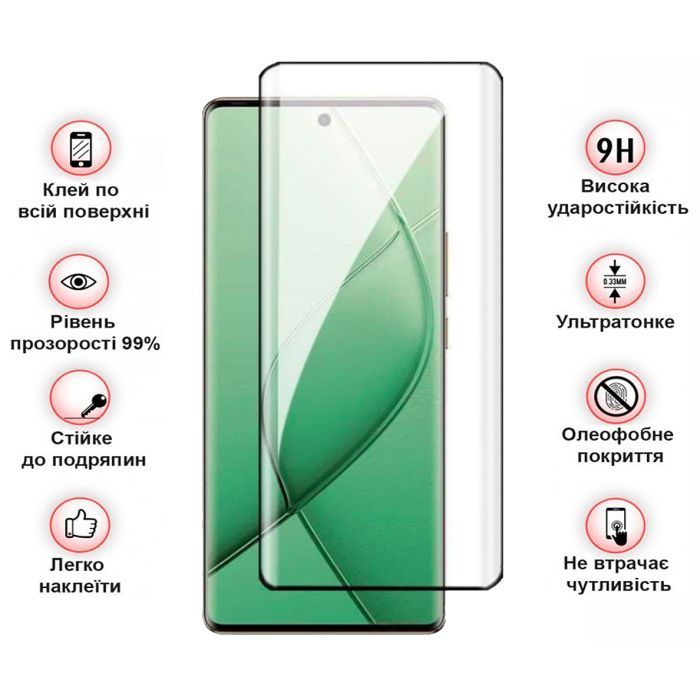 Стекло защитное BeCover Tecno Spark 20 Pro Plus (KJ7) Black (712348) изображение 3