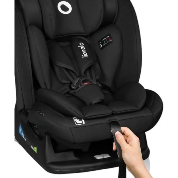 Автокресло Lionelo Izzy I-Size Black Grey (LO-IZZY I-SIZE BLACK GREY) изображение 10