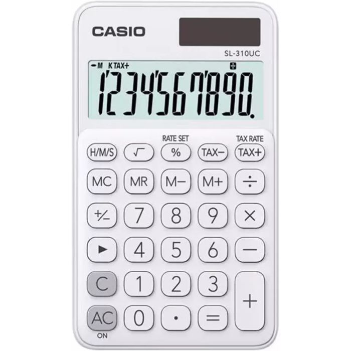 Калькулятор Casio SL-310UC-WE-W-EC, білий (CALC-CAS-SL-310UC-WE)