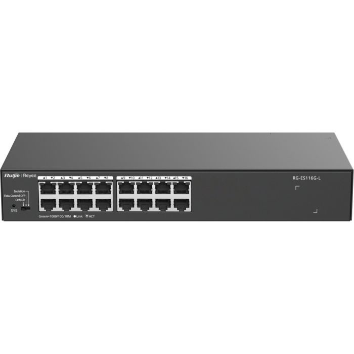 Коммутатор сетевой Ruijie Networks RG-ES116G-L изображение 2