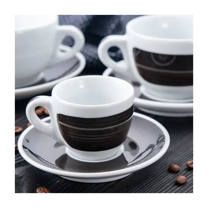 Чашка Ancap espresso 75 мл, серія Verona Millecolori Black (35117) зображення 3