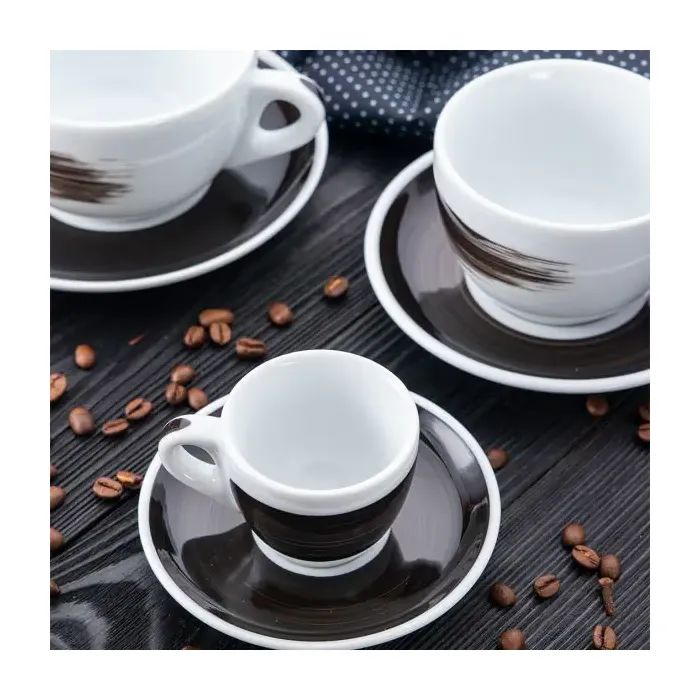 Чашка Ancap espresso 75 мл, серія Verona Millecolori Black (35117) зображення 4