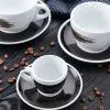 Чашка Ancap espresso 75 мл, серія Verona Millecolori Black (35117) зображення 4