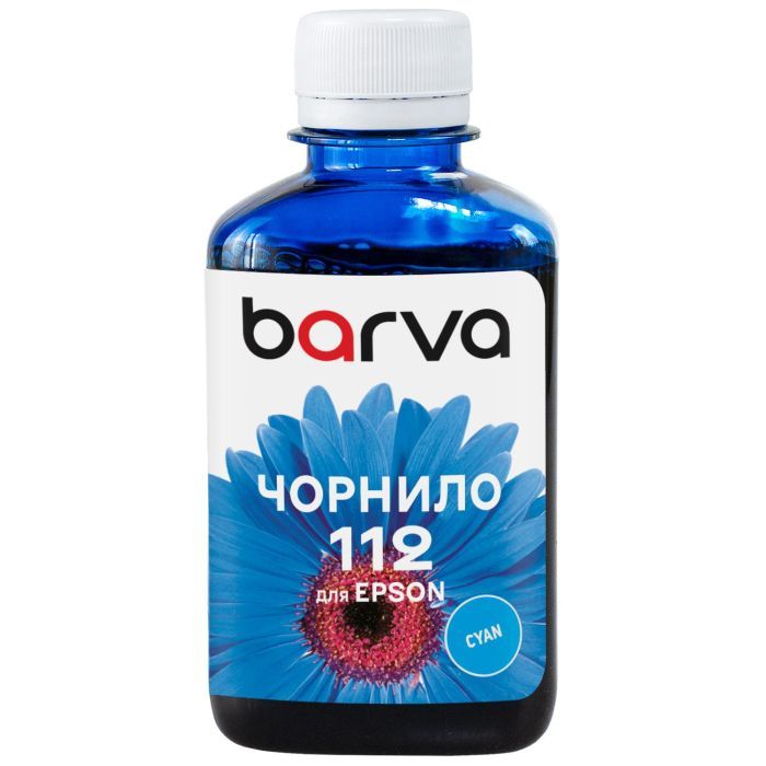 Чорнило Barva Epson 112 180 мл, black, pigm. (E112-821)