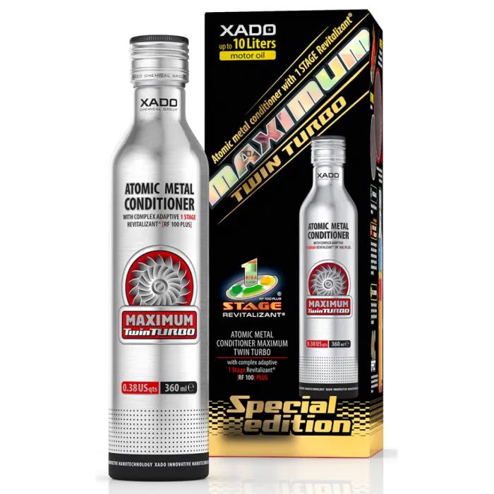 Присадка автомобильная Xado Maximum TwinTurbo с ревитализантом 360мл (ХА 40028_1)
