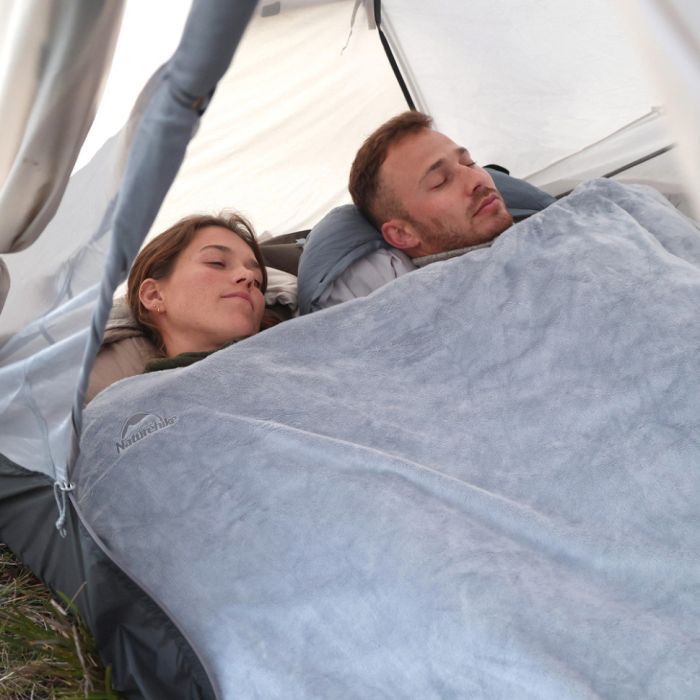 Спальний мішок Naturehike CNK2300SD022, світло-сірий (6976507667333) зображення 6