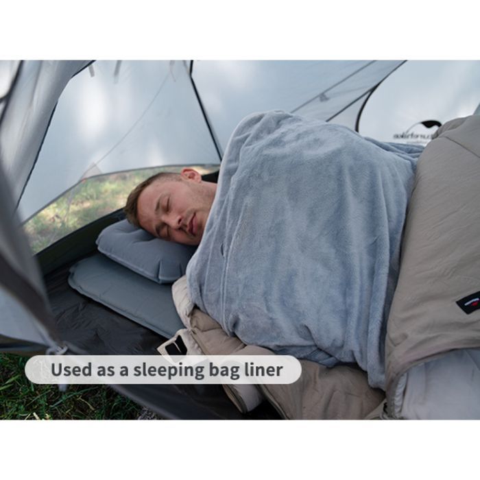 Спальний мішок Naturehike CNK2300SD022, світло-сірий (6976507667333) зображення 9