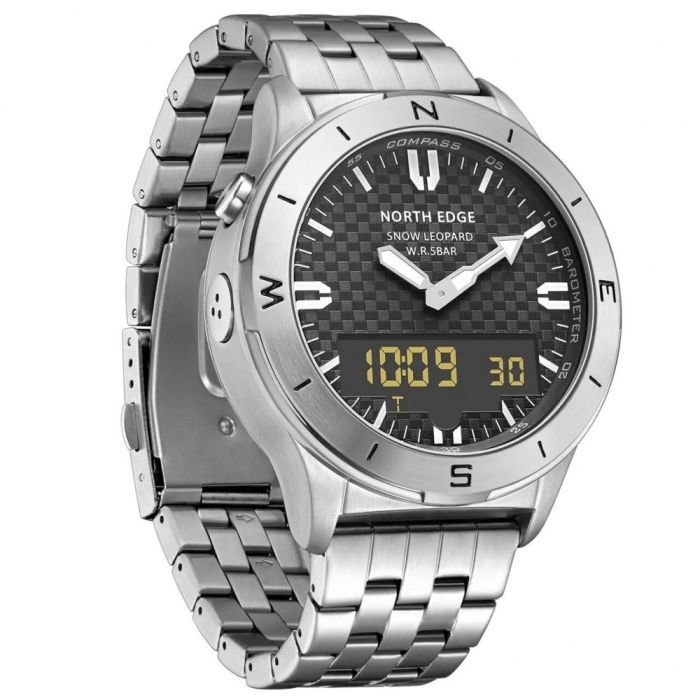 Наручний годинник NORTH EDGE Snow Leopard silver (38268)