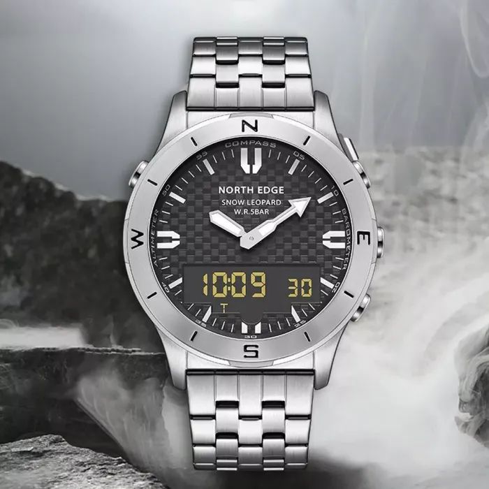Наручний годинник NORTH EDGE Snow Leopard silver (38268) зображення 5