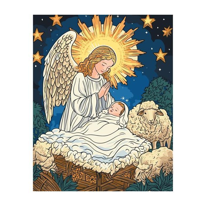 Картина по номерам ArtCraft Ніч народження 40х50 см (15577-AC)