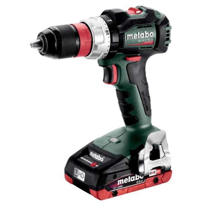 Шуруповерт Metabo BS 18 LT BL Q 18V, 2х4Ah, 34·75Нм, 0-600·0-2100об/мин, 1.8кг (602334800)