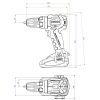 Шуруповерт Metabo BS 18 LT BL Q 18V, 2х4Ah, 34·75Нм, 0-600·0-2100об/мин, 1.8кг (602334800) изображение 6
