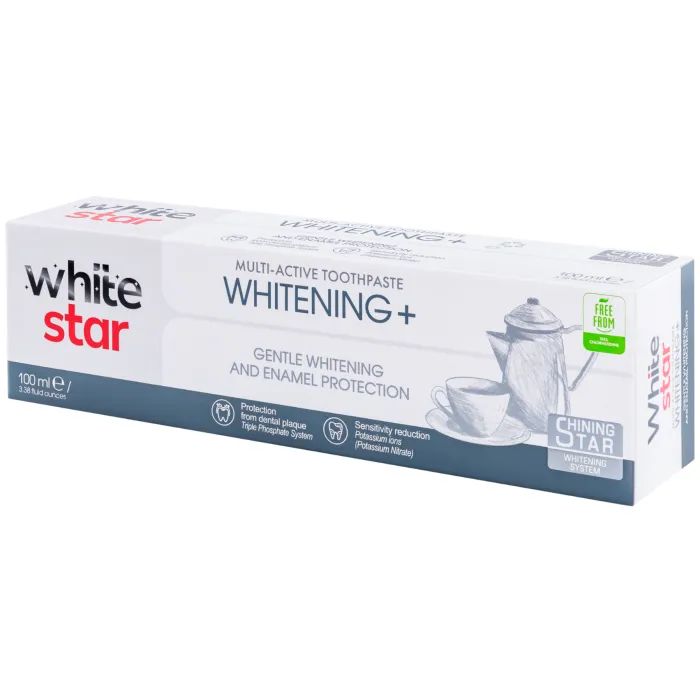 Зубная паста White Star Whitening+ 100 мл (3800237400300) изображение 3