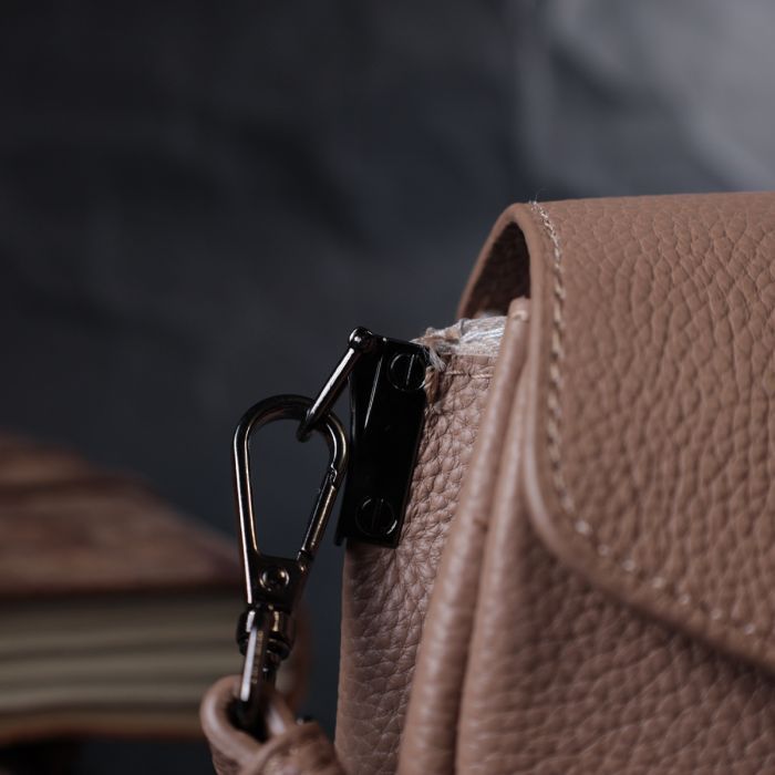 Сумка Vintage Компактная кожаная женская (22256) изображение 11