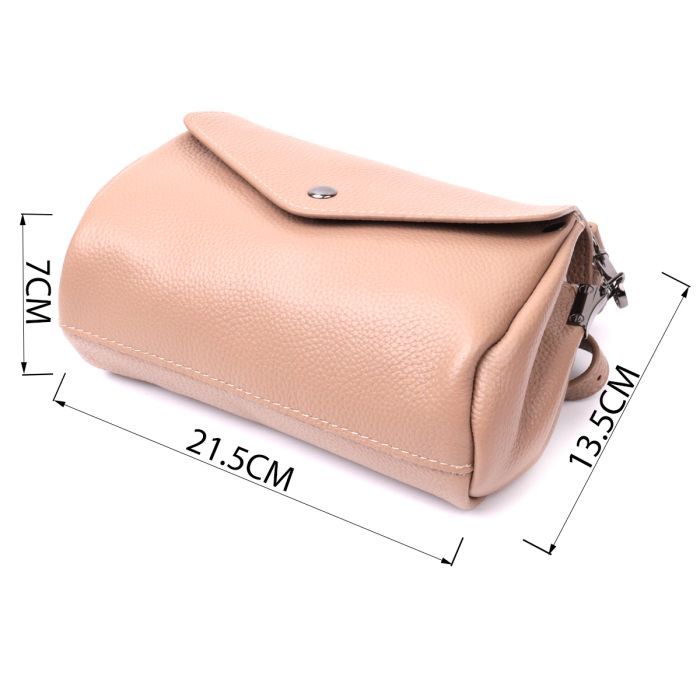 Сумка Vintage Компактная кожаная женская (22256) изображение 3