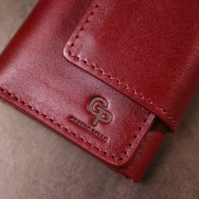 Портмоне Grande Pelle Бордове (11574) зображення 10