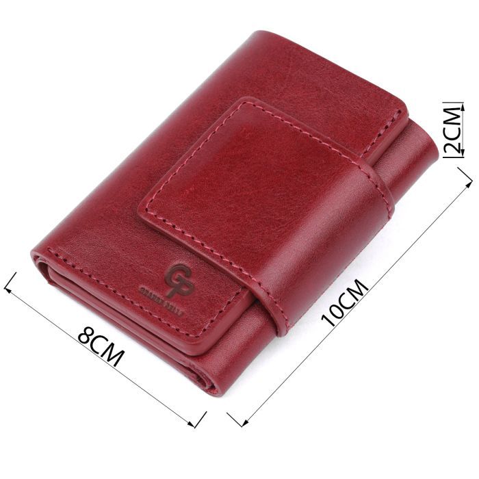 Портмоне Grande Pelle Бордове (11574) зображення 3