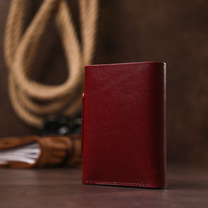 Портмоне Grande Pelle Бордове (11574) зображення 9