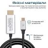 Кабель мультимедийный USB-C to HDMI M 1.5m grey Promate (hdlink-60h.grey) изображение 7
