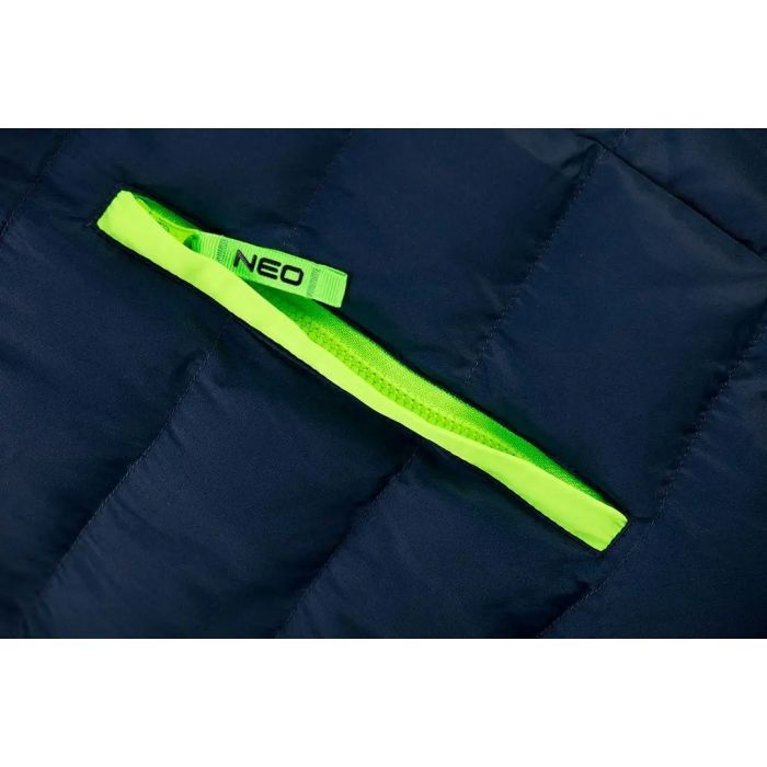 Жилет робочий Neo Tools PREMIUM, зимовий, утеплений, полиестер, XL(54), чорно-зелений (81-534-XL) зображення 4