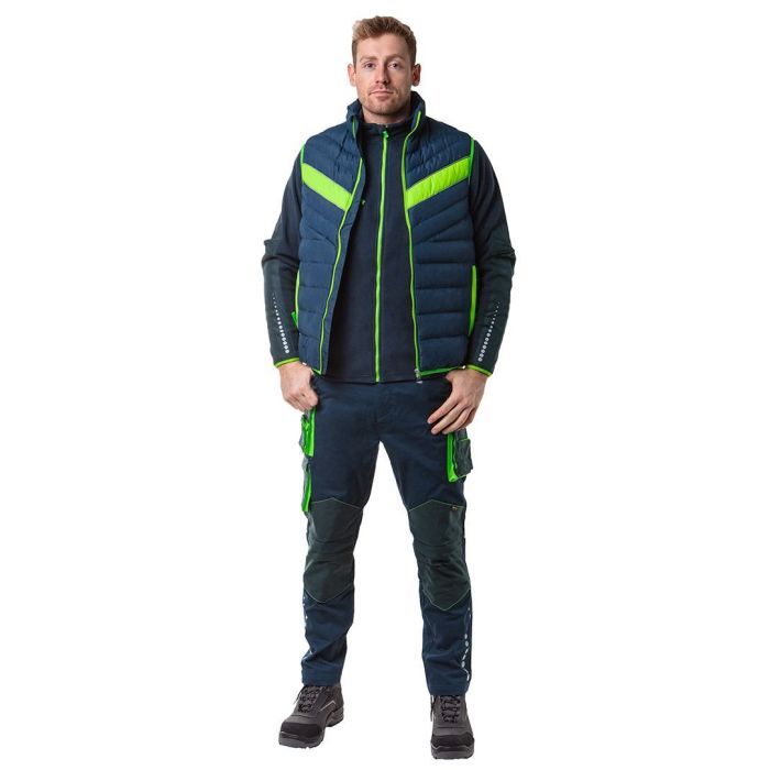 Жилет робочий Neo Tools PREMIUM, зимовий, утеплений, полиестер, XL(54), чорно-зелений (81-534-XL) зображення 5