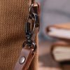 Сумка Vintage Мужская из текстиля Коричневая (21260) изображение 11