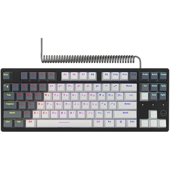 Клавиатура Lorgar Azar 514TKL RGB Mechanical USB UA Black/Grey (LRG-GK514TKL-BK-UA)