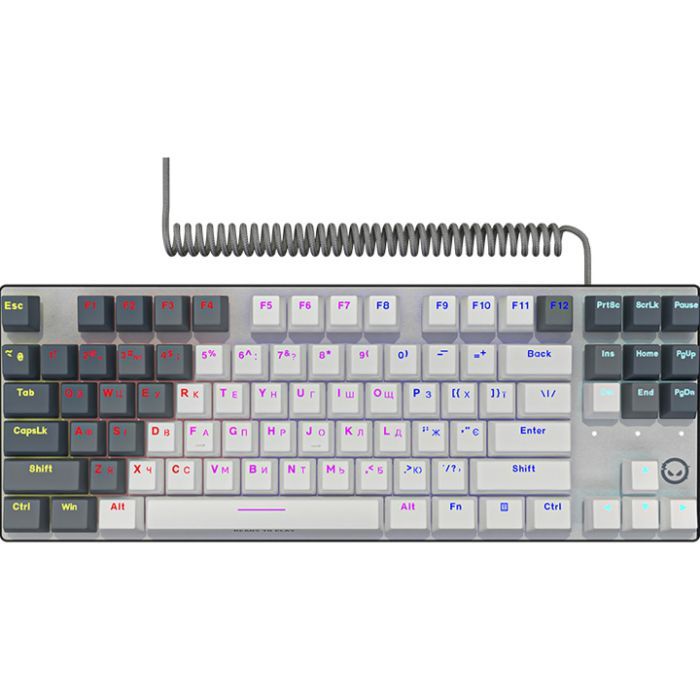 Клавиатура Lorgar Azar 514TKL RGB Mechanical USB UA Black/Grey (LRG-GK514TKL-BK-UA) изображение 3