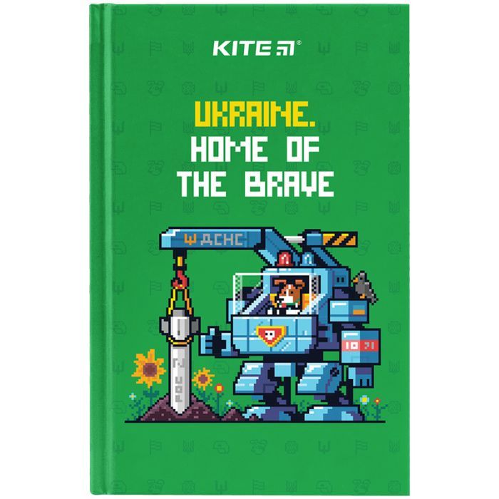 Книга записная Kite UA А6, 80 листов, клетка (K24-199-4)