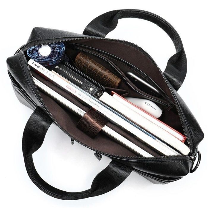 Сумка Vintage Черная (14579) изображение 8