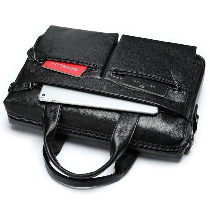 Сумка Vintage Черная (14579) изображение 9