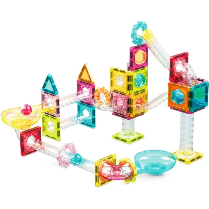 Конструктор Picasso магнитный Tiles Mini Diamond Marble Run Track Set 60 деталей (817338028299) изображение 2